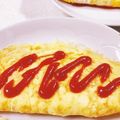 みぽぽ37's cooksnap of when they made ハムとチーズのオムレツ.