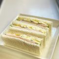 かっちゃん杉's cooksnap of when they made ハム、玉ねぎ、胡瓜の入った卵サンド.