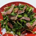 クックMJI7BP☆'s cooksnap of when they made 菜花のベーコン炒め.