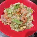 Gatorgirl's cooksnap of when they made ■中華・海老とキャベツの塩にんにく炒め■.