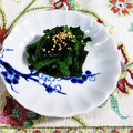 SP♪'s cooksnap of when they made ほうれん草とワカメのお浸し.