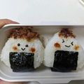 ここあおらぶ's cooksnap of when they made 節分に♪鬼ギリ君＊キャラ弁.