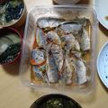 よちりん's cooksnap of when they made 白ダシで薄色上品☆秋刀魚（鯵）の南蛮漬け.