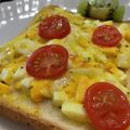 koiko亭's cooksnap of when they made 簡単☆ゆで卵トースト♡.