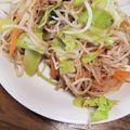 こずっぺ's cooksnap of when they made 食物繊維たっぷりキャベツともやし炒め.