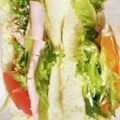 ☆ミルミル's cooksnap of when they made ハム＆レタス＆トマトで！HLTサンド.