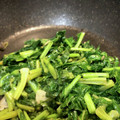 nanaco_'s cooksnap of when they made かき菜のにんにく炒め.