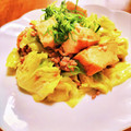 motomi♪'s cooksnap of when they made キャベツとひき肉、厚揚げのみそ炒め.