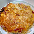 クロス大好き's cooksnap of when they made 簡単おつまみ☆もやしとベーコンのチヂミ。.