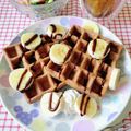 在宅勤務のおじさん's cooksnap of when they made サクサク♡ココア生地のアメリカンワッフル.