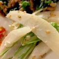 MULA's cooksnap of when they made 水菜とごぼうのごまマヨサラダ.