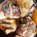 chihal's cooksnap of when they made 甘辛黄金比♪真鯛のアラの煮付け.