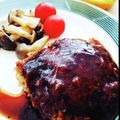 まみお✳'s cooksnap of when they made 【楽めし】肉と玉ねぎを味わうハンバーグ.