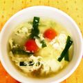 ★kokomama★'s cooksnap of when they made 子供大好き♪具沢山ニラ玉スープ.