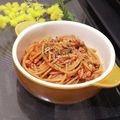 からあげパーティー's cooksnap of when they made ワンポットパスタ☆挽肉と蓮根のボロネーゼ.