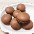 ꒰ঌあーちゃん໒꒱'s cooksnap of when they made おしゃれで可愛い「チョコレートマカロン」.