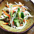 ごはん好きパンも好き's cooksnap of when they made もやしときゅうりの中華サラダ♪.