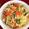 caruga's cooksnap of when they made 明太子と大葉の焼きそば.