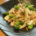 もりっこかふぇ's cooksnap of when they made 簡単☆芽キャベツのベーコン炒め.