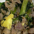 りーとぽん's cooksnap of when they made 優しい味わい♡豚肉とほうれん草の卵炒め.