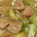 クック2JGSW3☆'s cooksnap of when they made キャベツと鶏肉の味噌バター炒め.