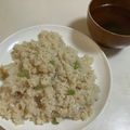 papikun's cooksnap of when they made 肉なしでも美味しいパラパラ炒飯の秘密は‥.