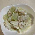 papikun's cooksnap of when they made ブロッコリーの茎☆梅マヨ和え.
