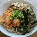 お塩と砂糖's cooksnap of when they made 納豆キムチそば 美味しくダイエット！.