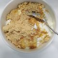 ミロ9607's cooksnap of when they made 整腸効果！ハチミツきな粉ヨーグルト.