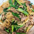 ほしちゃろ's cooksnap of when they made 【農家のレシピ】小松菜としめじチャプチェ.