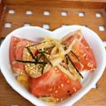 まこさんど's cooksnap of when they made 新玉ねぎとトマトのナムル。生姜入り。.