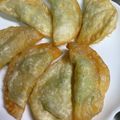 ☆あさ's cooksnap of when they made 餃子の皮でアボガドパイ.