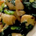 MULA's cooksnap of when they made ほうれん草とパリパリ鶏皮の炒め物.