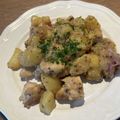 Yokchina's cooksnap of when they made 鶏肉とじゃがいもの粒マスタードクリーム煮.