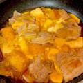 s06007's cooksnap of when they made 厚揚げと豚こまの卵とじ.