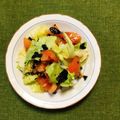 コムギ大好き's cooksnap of when they made トマトとレタスの韓国風☆海苔ごまサラダ.
