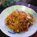 haruku221's cooksnap of when they made 簡単！焼きうどん♪和風・ソース・しょうゆ.