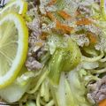 ずみーーーる's cooksnap of when they made レモン香る☆ネギ塩焼きそば.