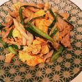 ﾋﾟﾝｸｻﾝ's cooksnap of when they made 俺流！葉にんにくと豚肉の玉子炒め.