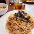 ここっこ★'s cooksnap of when they made 簡単！ツナと長ネギの和風クリームパスタ.