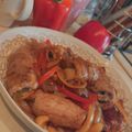 料理好きな₹˝ｬʓ's cooksnap of when they made クルクル豚バラとパプリカの甘酢炒め.