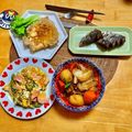 komutatata's cooksnap of when they made ゴーヤとハム（肉）の卵いため.