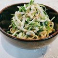 jack06's cooksnap of when they made 水菜と大根の梅ぇ〜サラダ.