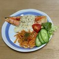 ゆかおばさん's cooksnap of when they made サーモンステーキ★マスタードチーズソース.