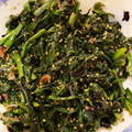 まゆみひな's cooksnap of when they made 海苔鰹の風味で絶品！ほうれん草のおひたし.
