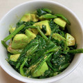 うっしー☆ハナコ's cooksnap of when they made アボカドとほうれん草の胡麻和え♪.