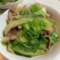 うっしー☆ハナコ's cooksnap of when they made たっぷりレタスと豚バラの中華炒め.