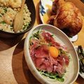 ALICETY's cooksnap of when they made 簡単 生ハムユッケ ビールのお供 つまみ.
