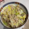 トラビスくんママ♡'s cooksnap of when they made 白菜と豚肉の白だし炒め.