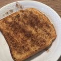 Yokchina's cooksnap of when they made シナモンシュガートースト♡.